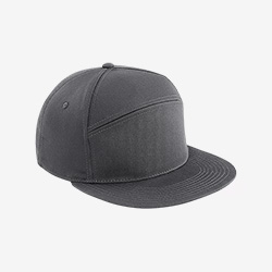 Flat visor caps
