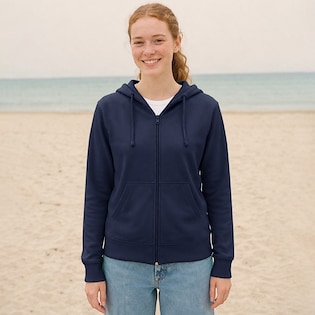 Neutral Ladies Zip Hoodie