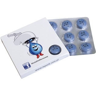 Chokoladeknapper Blister Logo 9