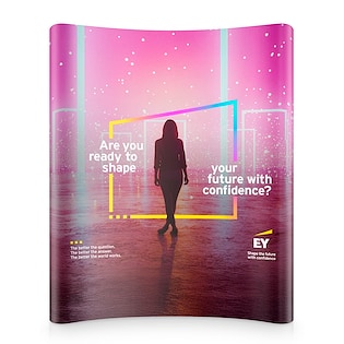 Messevæg Pop Up Small, 200 cm