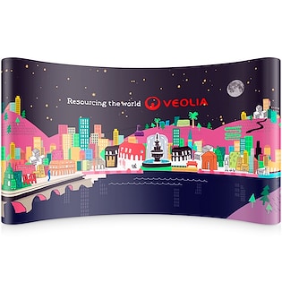 Messevæg Pop Up XL, 395 cm