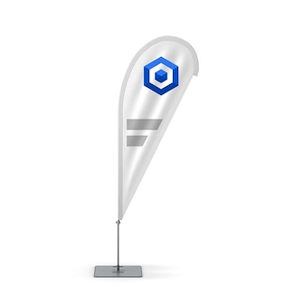 Beachflag Drop Small, 260 cm