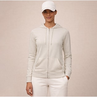 B&C Organic Zipped Hood Women