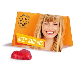 Chokoladehjerte Lolo, 5 g