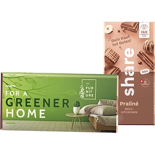 Chokoladebar Share Scarlett, 100 g