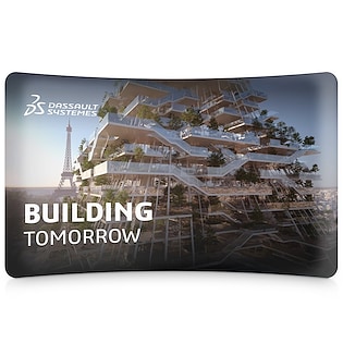 Messevæg Softwall Large, 400 cm