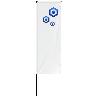 Beachflag Straight Medium, 290 cm