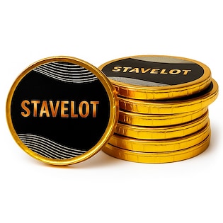 Chokolademønt Stavelot, 40 mm