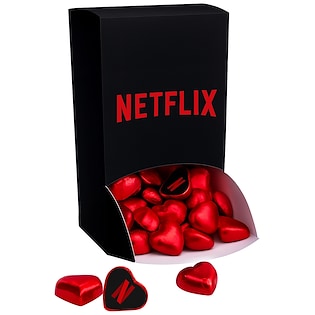 Chokoladehjerter Eloise Box, 700 g