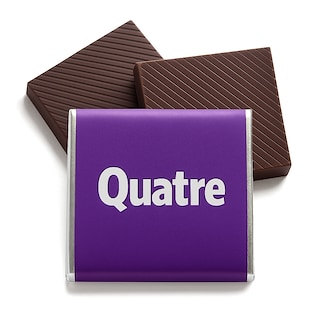 Chokoladekvadrat Quatre, 5 g