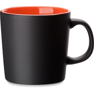 Stentøjskrus Cava Black - orange