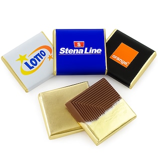 Chokoladekvadrat Belgium, 5 g